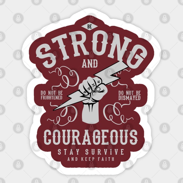 Be Strong Sticker by PaunLiviu